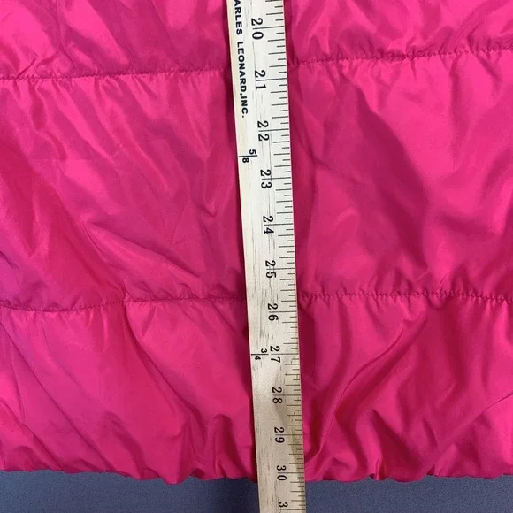 Torrid Vest Womens 4 Pink Hooded Quilted Puffer Full Zip Pockets Warm Insulated - Picture 10 of 14